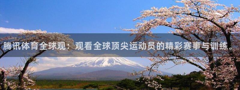 腾讯体育全球观：观看全球顶尖运动员的精彩赛事与训练。