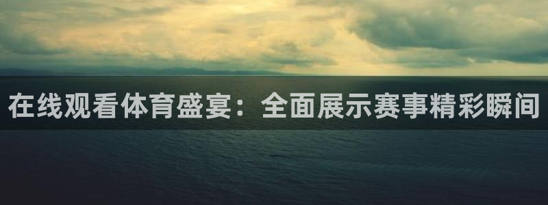 在线观看体育盛宴：全面展示赛事精彩瞬间